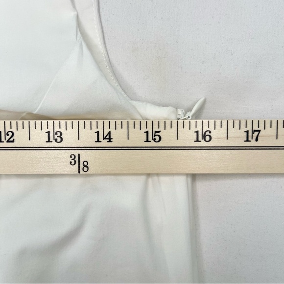Trina Turk White Asymetrical Cotton Top Size XS - Picture 8 of 9